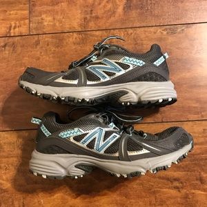 New Balance Grey/blue/silver S10 Trail sneakers 7.5